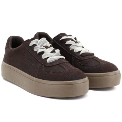 3. Women's brown platform shoes Big Star UU274004