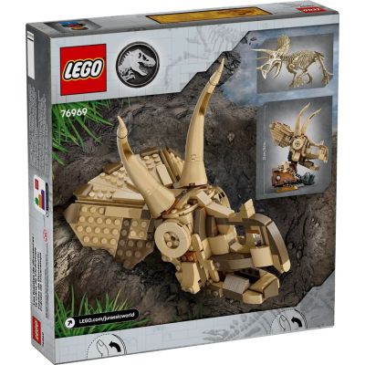 2. LEGO JURASSIC WORLD 76969 Dinosaur Skeletons: Triceratops Skull