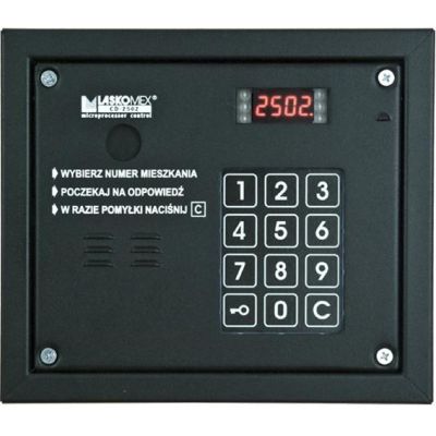 2. Laskomex CP-2503R black Audio panel with RFID key reader