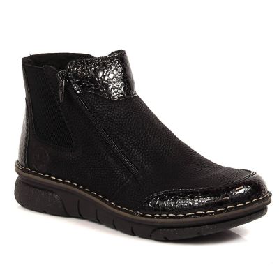 23. Comfortable, insulated ankle boots with zippers Rieker W RKR555