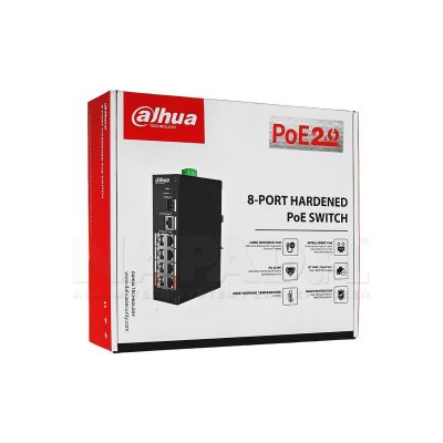 7. DAHUA PFS3110-8ET-96-V2 INDUSTRIAL SWITCH