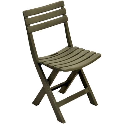10. 4-Piece Set of Foldable Green Plastic Catering Chairs KOMODO