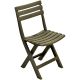 10. 4-Piece Set of Foldable Green Plastic Catering Chairs KOMODO