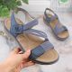 6. Comfortable Rieker W RKR587 blue sandals
