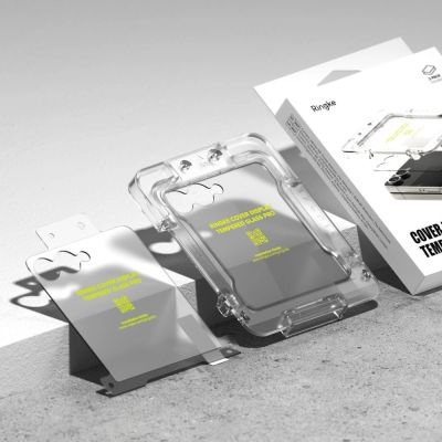 4. Ringke Cover Display Easy Slide Tempered Glass 2-pack for Samsung Galaxy Z Flip 7 - Transparent