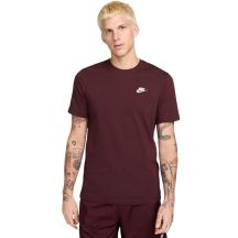Men’s Nike Club Tee T-Shirt burgundy AR4997 652