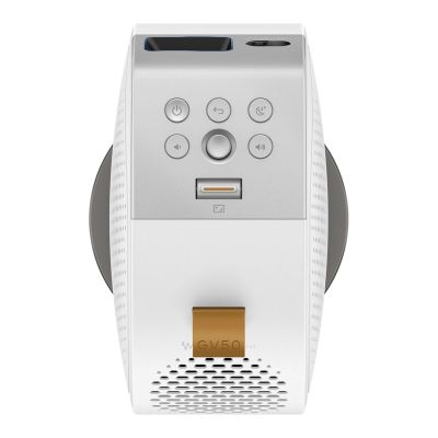 3. Benq GV50 Projector | Full HD (1920x1080) | 500 ANSI Lumens | White/Gray | Wi-Fi
