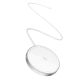 2. Baseus Simple Mini4 Air Qi2 15W Magnetic Wireless Charger - Silver