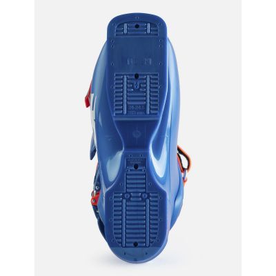 7. LANGE RS 100 SC WIDE Vibrant Blue Ski Boots