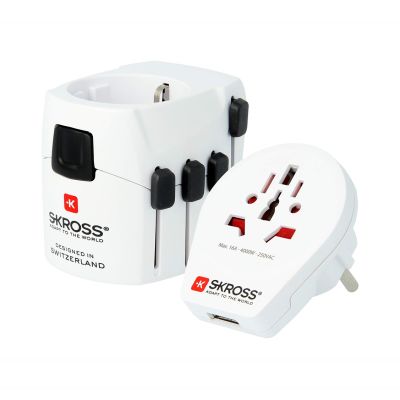 2. Skross PRO – World & USB White