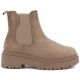 2. Women's suede ankle boots on a beige platform Big Star UU274858