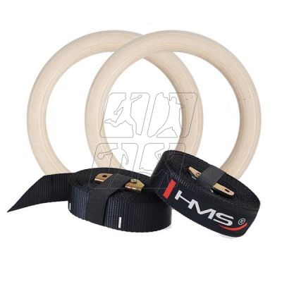 16. Wooden gymnastic rings with the HMS TX07 measure