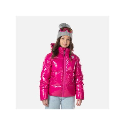 Rossignol Puffy Shiny Rip-Stop Jkt Jacket Pink