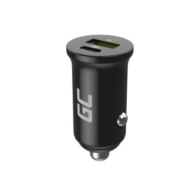 3. GREEN CELL CAR CHARGER GC POWERRIDE NANO38 38W 6A 1X USB-C 1X USB-A