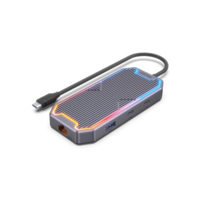 UNITEK HUB USB-C, HDMI 2.0, RJ45, 3.5MM, PD 100W