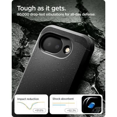 11. Spigen Tough Armor Mag MagSafe case for Google Pixel 10A - black
