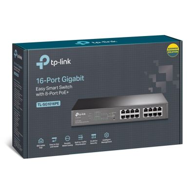 8. Switch TP-LINK TL-SG1016PE (16x 10/100/1000Mbps)