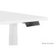 2. Desk/Table with adjustable height UNIQUE ACTIVE I 14-C103W-G-140-YZ-13 gray frame and top, 140X70 cm