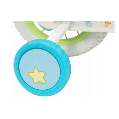 9. TOIMSA Bluey 12" Children's Bicycle Blue and Lime