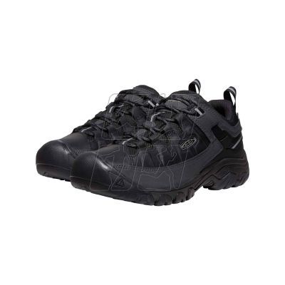 2. KEEN TARGHEE III WP TRIPLE BLACK men's hiking shoes leather membrane (KE-1028128)