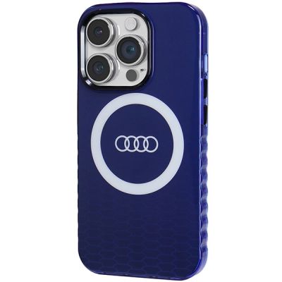 2. Audi IML Big Logo MagSafe case for iPhone 14 Pro - blue