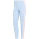 2. adidas Essentials 3-Stripes Cotton Women's Leggings Light Blue KD2352