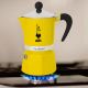 5. Bialetti Rainbow 6tz Coffee Maker Yellow