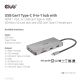 7. CLUB3D CSV-1594 USB 3.2 Gen 1 (3.1 Gen 1) Type-C Docking Station Black, Gray