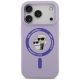 3. Karl Lagerfeld Silicone Karl&Choupette Ring MagSafe Case for iPhone 18 Pro / 17 Pro – purple