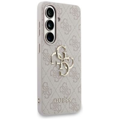 4. Guess 4G Big Metal Logo Case for Samsung Galaxy S26 - Pink