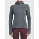 Women's fleece with a hood, zip-up, 4F 4FWAW26TFLEF478-24M