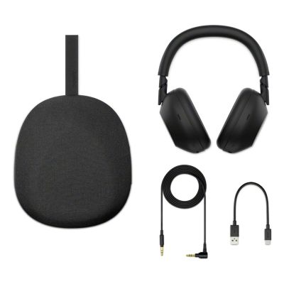 5. Sony WH-1000XM6 Wired & Wireless Headband Headset Calls/Music/Sports/Everyday USB Type-C Bluetooth Black