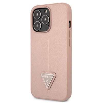2. Guess GUHCP13LPSATLP iPhone 13 Pro / 13 6.1" pink/pink hardcase SaffianoTriangle Logo