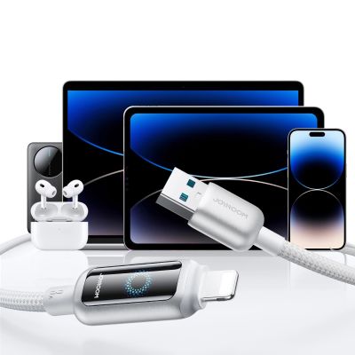 12. Joyroom S-A55 StarFlight 3A USB-A - Lightning cable 1.2m - white