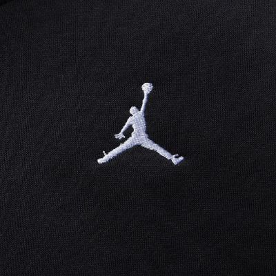 3. Air Jordan Brooklyn Fleece Jumpman Full-Zip Hoodie Black - FV7167-010