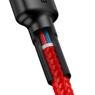 4. Baseus CATKLF-H09 USB-C - USB-C PD QC cable 60W 3A 480Mb/s 2m - red