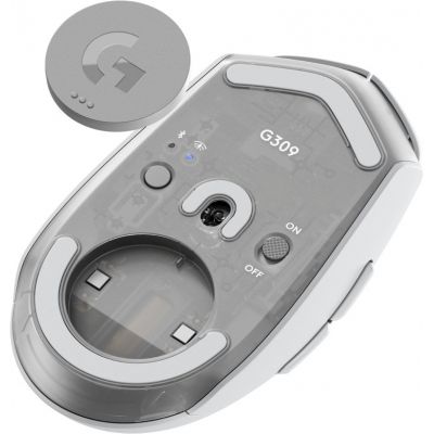 5. Logitech G G309 Gaming Mouse Right Side RF Wireless + Bluetooth Optical 2560 DPI