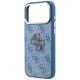6. Guess 4G & Big Resin Logo Case for iPhone 17 Pro Max / 18 Pro Max - Light Blue