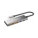 Conceptronic HUBBIES15G USB 3.2 Gen 2 (3.1 Gen 2) Type-C Hubs and Hubs 10000 Mbit/s Gray