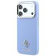2. Guess Saffiano Small 4G & Classic Logo MagSafe Case for iPhone 18 Pro Max / 17 Pro Max - Light Blue