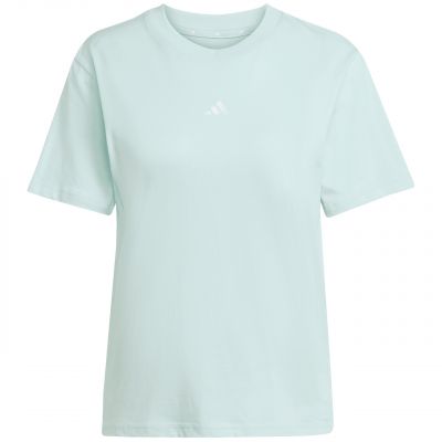 2. adidas Essentials Small Logo Cotton Light Blue Women's T-Shirt JY4965