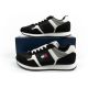 10. Tommy Hilfiger Men's Tjm Runner Casual Black Sneakers