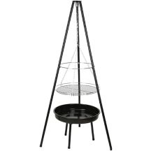 GARDEN GRILL HANGING ON A TRIPOD 52CM