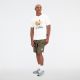 16. New Balance Hoops Cotton Jersey Short Wt M MT31589WT
