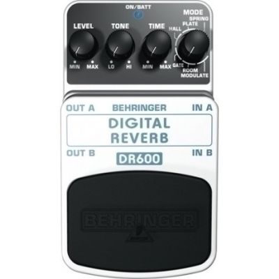 4. Behringer DR600 Effects Pedal Expression Pedal Black, Silver