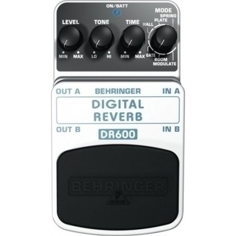 4. Behringer DR600 Effects Pedal Expression Pedal Black, Silver