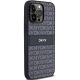 4. DKNY Leather Mono Stripe & Metal Logo case for iPhone 14 Pro - black