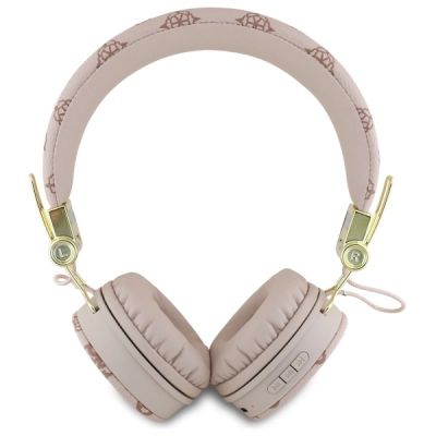 3. Guess Bluetooth ENC GUBH70EPOSMW Brown/Brown Peony Script Round Shape Headphones