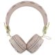 3. Guess Bluetooth ENC GUBH70EPOSMW Brown/Brown Peony Script Round Shape Headphones
