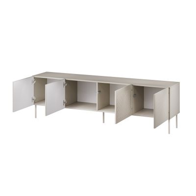2. SIENA TV cabinet 200x40x60 cashmere matt